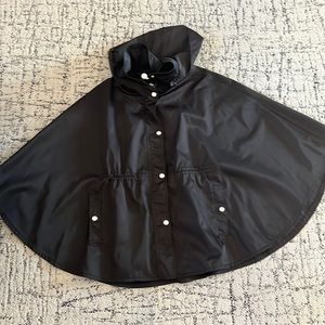 Calvin klein black rain cape S